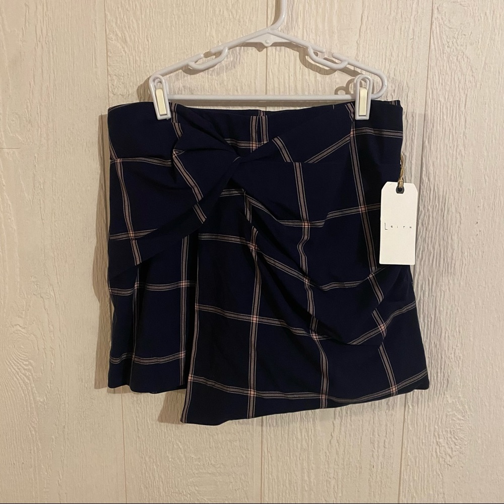 Leith Tie Front Skort